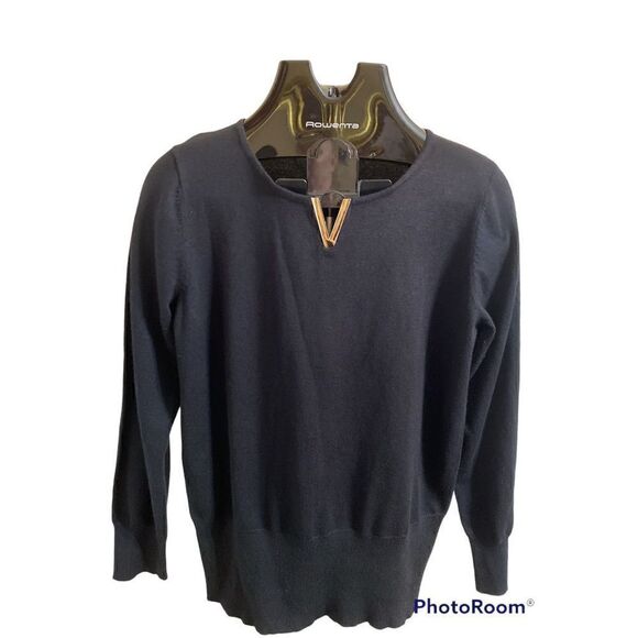 Womens Carol Rose Sweater black size M - Picture 1 of 2